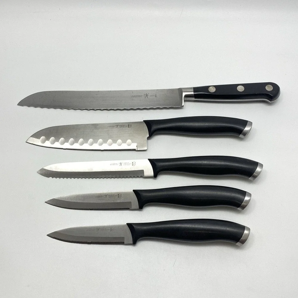 J.A. Henckels Mixed Knife Lot‎ Silver Cap 13570-100 080 130 140 & Spain 8